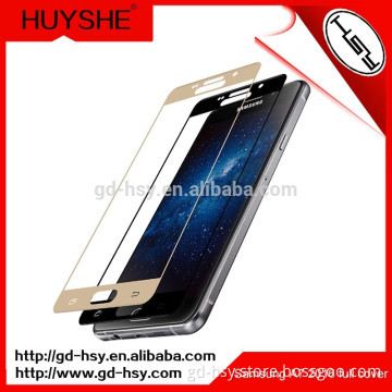 HUYSHE factory price for Samsung Galaxy A7 2016 2.5D full cover edge to edge tempered glass 9h hardness screen protector